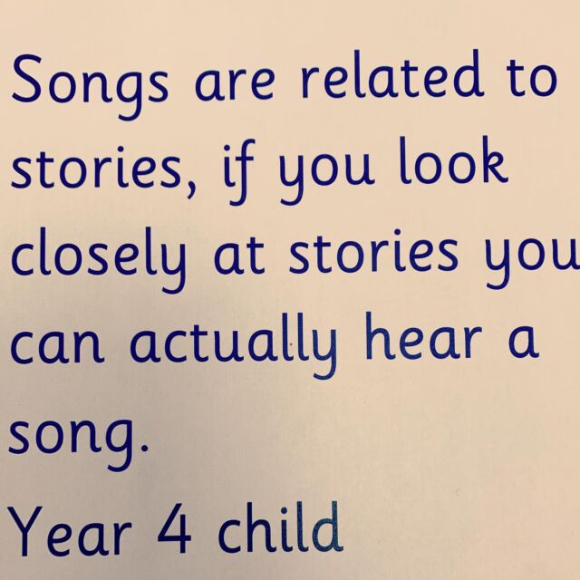 The power of spirals conversations.  Children leading their learning through 1:1 chats with their teachers.