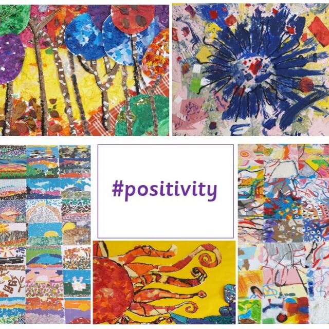 Each class is creating a collage using sunshine and positivity as inspiration. We have are hoping to use these beautiful pieces of artwork to create A whole school wall hanging. Very exciting!