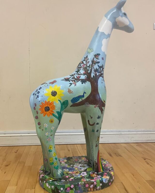 Alan. Looking magnificent!  An amazing job done by the school community co-ordinated by @louise_marie_og  thank you!